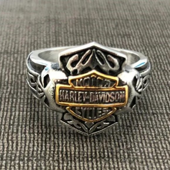Harley-Davidson Jewelry - Harley Women's Silver and Gold Rings